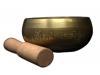 11 CM/ 425 Gr TIBETAN HEALING BOWL, ASSORTED PRINT