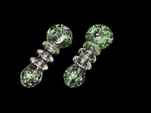 4" GREEN ART RIM PIPE