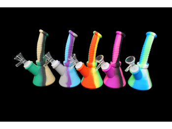 6.5" SILICONE WATER PIPE