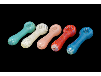 5'/90-95 Gr SWIRL ART PIPE/ COLOR MIX