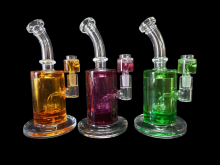 9"/640 Gr. GLYCERIN WATER PIPE IN MIX COLORS