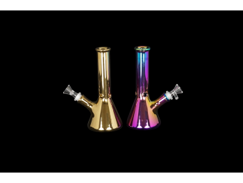 8'/215 Gr ELECTROPLATED BONG