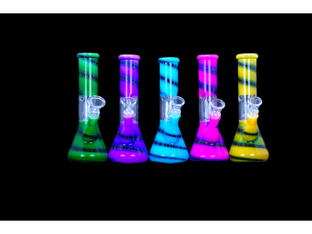 8'/150 Gr/35 MMCOLORFUL PERK WATER PIPE