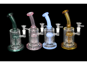 9"/420 Gr TREE PERK COLOR TUBE WATER PIPE, 