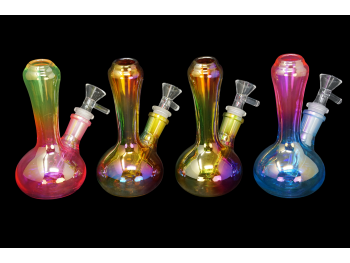 6'/200 Gr ELECTROPLATED RAINBOW FANCY WATER PIPES