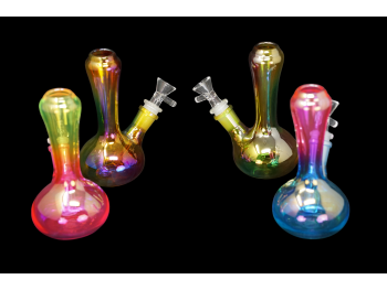 6'/200 Gr ELECTROPLATED RAINBOW FANCY WATER PIPES