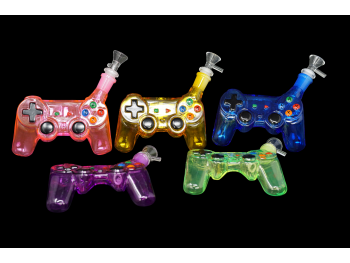 6"/215Gr GLASS GAME CONTROLLER SHAPE SMOKING WP