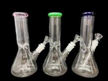 8"/320 Gr. COLORED RIM BEAKER