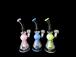 10.5"/390 Gr. SLIME COLOR BLACK TUBE HANDLE WATERPIPE 