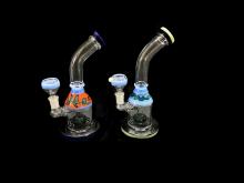 8.5"/300 Gr. SLIME ACCENT SWIRL BODY ART WATER PIPE