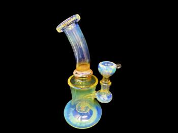  7"/300 Gr. SHOWERHEAD GOLDEN FUMED WATER PIPE