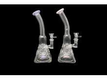 10"/346 Gr PYRAMID BASE WATER PIPE MIX COLOR